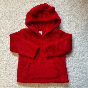 Carters 18 month fuzzy bear hood sweatshirt